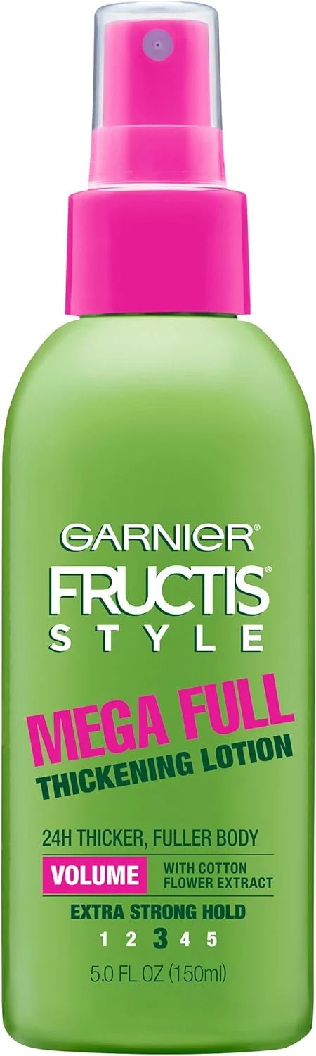 لوسیون حجم دهنده مو گارنیر Fructis Style Mega Full مناسب انواع مو، 147 میلی لیتر (بسته بندی ممکن است متفاوت باشد)