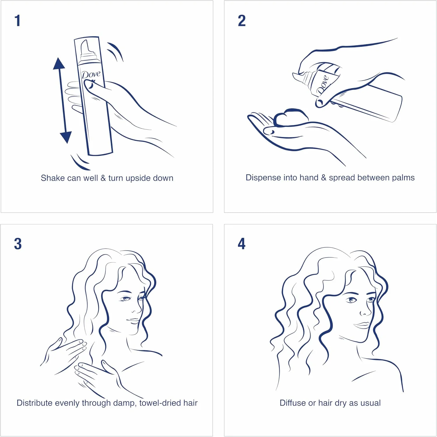 موس حالت دهنده و تعریف کننده فر مو داو سری STYLE+care، نگهدارنده ملایم، 207 میلی لیتر