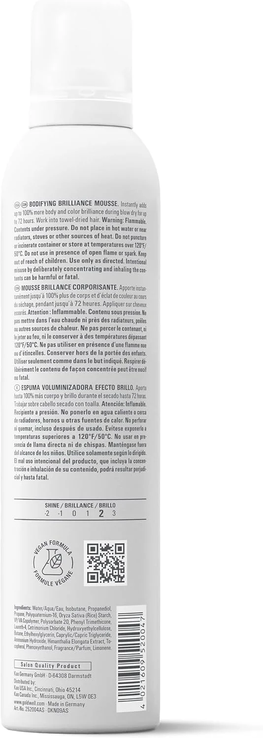 موس حجم دهنده و درخشان کننده گلدول Stylesign، ایده آل برای موهای نازک تا متوسط، 300 میلی لیتر