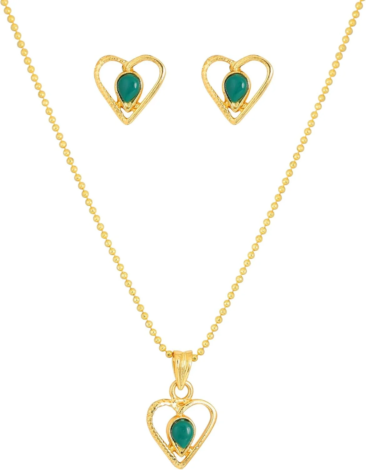 ست آویز و گوشواره زنانه تاچ استون طرح قلب های شگفت انگیز ست آویز و گوشواره زنانه تاچ استون طرح قلب های شگفت انگیز