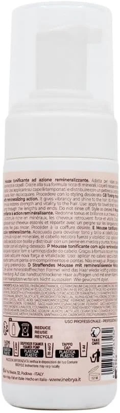 موس رنگساژ کراتین آیس کریم اینبریا - موس تونificante 150 میلی لیتر