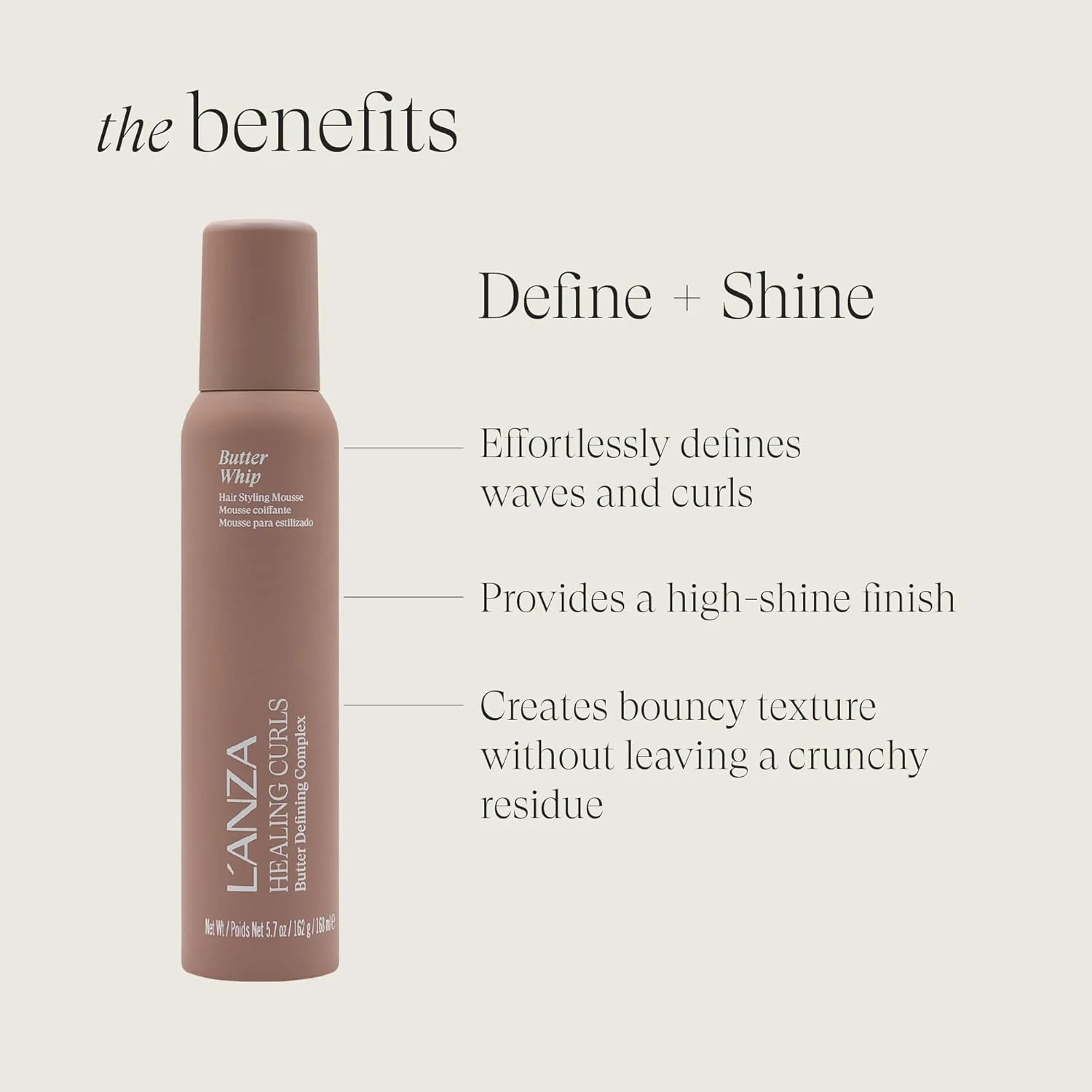 موس حالت دهنده موی فر L'ANZA Healing Curls Butter Whip، موس حالت دهنده مو برای موهای فر، موهای موج دار و موهای آفریقایی، کنترل سبک، محصولات حالت دهنده مو و مراقبت از مو بدون تست حیوانی و وگان موس حالت دهنده موی فر L'ANZA Healing Curls Butter Whip، موس حالت دهنده مو برای موهای فر، موهای موج دار و موهای آفریقایی، کنترل سبک، محصولات حالت دهنده مو و مراقبت از مو بدون تست حیوانی و وگان