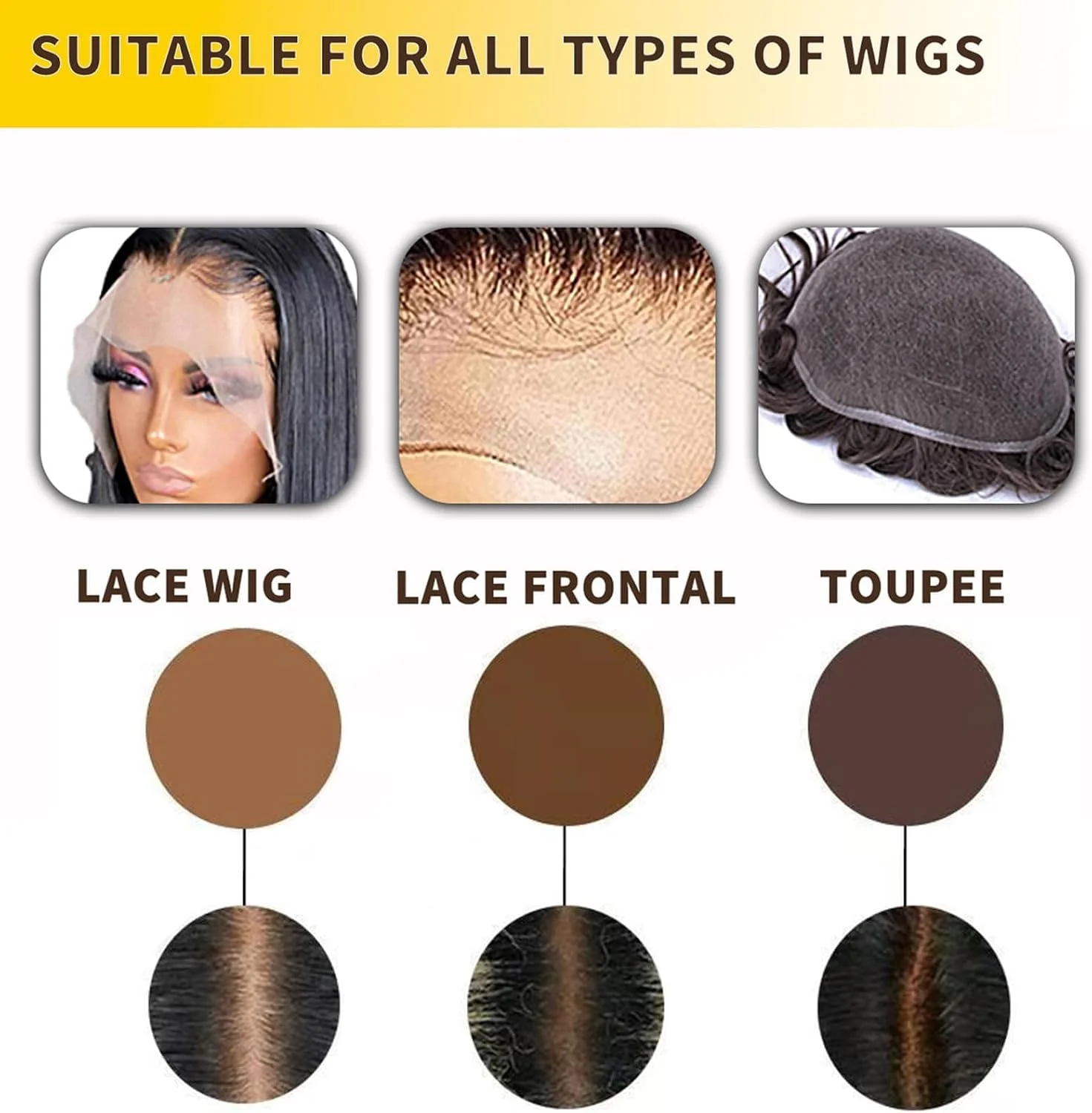 موس رنگی توری مو LBOYLOVE®، اسپری فوم قهوه ای موکا برای کلاه گیس های توری جلویی و تکه های مو، برای کلاه گیس های زنانه و رنگ نهایی طبیعی (قهوه ای تیره) موس رنگی توری مو LBOYLOVE®، اسپری فوم قهوه ای موکا برای کلاه گیس های توری جلویی و تکه های مو، برای کلاه گیس های زنانه و رنگ نهایی طبیعی (قهوه ای تیره)