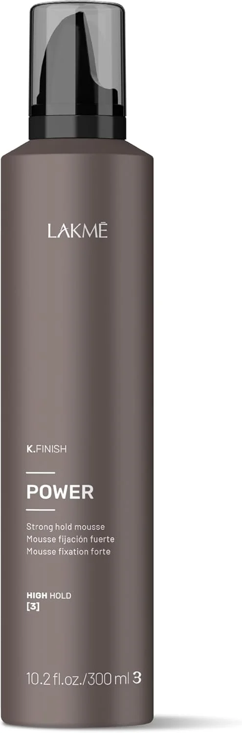 موس حالت دهنده قوی لاکمه K.FINISH POWER با قدرت نگهدارندگی قوی و ماندگاری طولانی برای انواع مو. 300 میلی لیتر