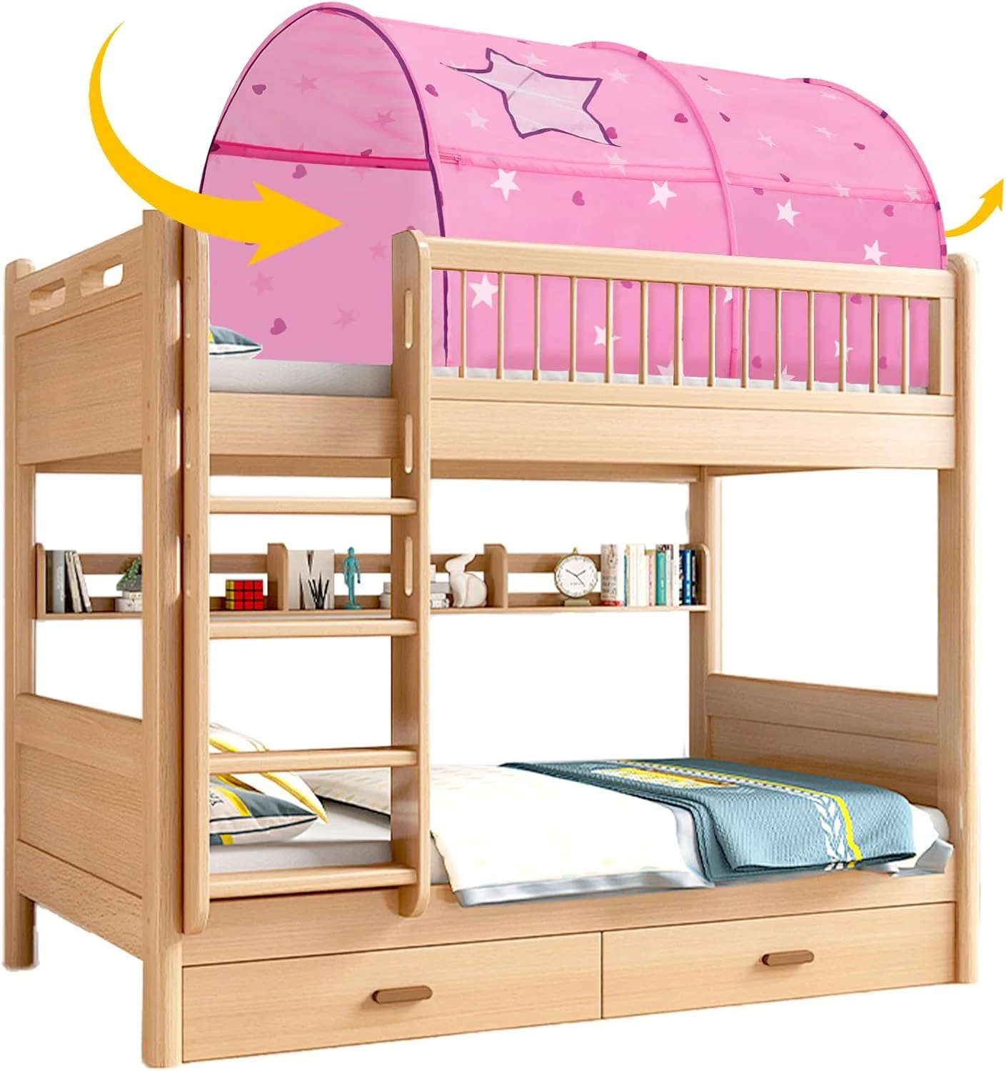 آلاونتور سایبان تخت خواب کودکانه، چادر بازی رویایی، خانه بازی، فضای خصوصی، مناسب تخت یک نفره، خوابیدن در فضای داخلی، ستاره های درخشان در تاریکی، مناسب پسران، دختران و کودکان نوپا، چادر فنری قابل حمل با قاب و پرده، صورتی، دارای ثبت اختراع آلاونتور سایبان تخت خواب کودکانه، چادر بازی رویایی، خانه بازی، فضای خصوصی، مناسب تخت یک نفره، خوابیدن در فضای داخلی، ستاره های درخشان در تاریکی، مناسب پسران، دختران و کودکان نوپا، چادر فنری قابل حمل با قاب و پرده، صورتی، دارای ثبت اختراع