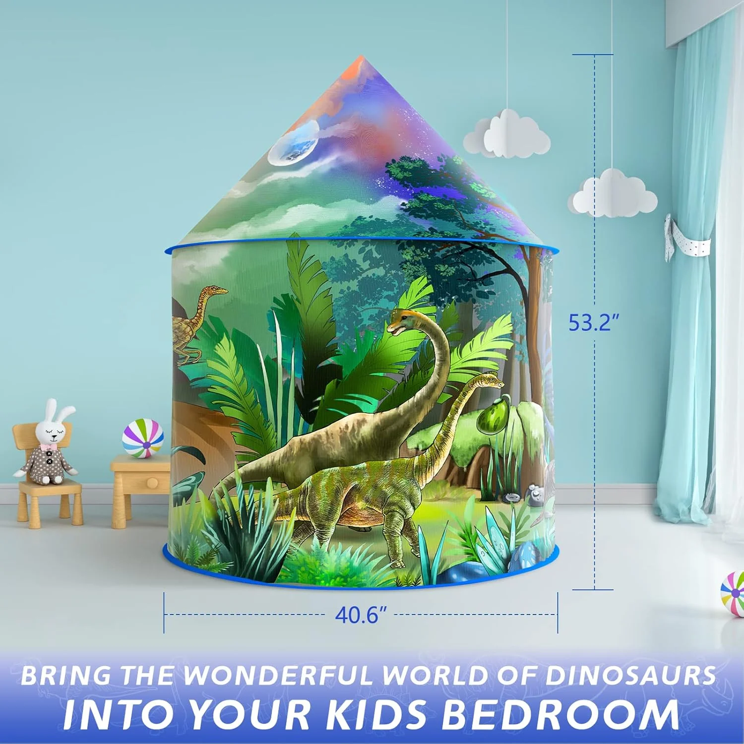 چادر بازی کودکان طرح دایناسور Afomida، یک ماجراجویی فوق العاده، چادر پاپ آپ برای کودکان، اسباب بازی دایناسور هدیه ای برای دختران و پسران، چادرهای فضای باز و سرپوشیده برای کودکان چادر بازی کودکان طرح دایناسور Afomida، یک ماجراجویی فوق العاده، چادر پاپ آپ برای کودکان، اسباب بازی دایناسور هدیه ای برای دختران و پسران، چادرهای فضای باز و سرپوشیده برای کودکان