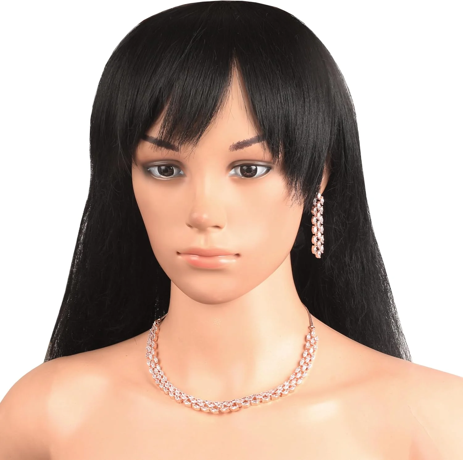 ست گردنبند و گوشواره تنیس زنانه با روکش طلای رزگلد تاچ استون، زنجیر ضخیم، نگین های مارکیز، جواهرات طراح زیرکونیا کوبیک CZ ست گردنبند و گوشواره تنیس زنانه با روکش طلای رزگلد تاچ استون، زنجیر ضخیم، نگین های مارکیز، جواهرات طراح زیرکونیا کوبیک CZ