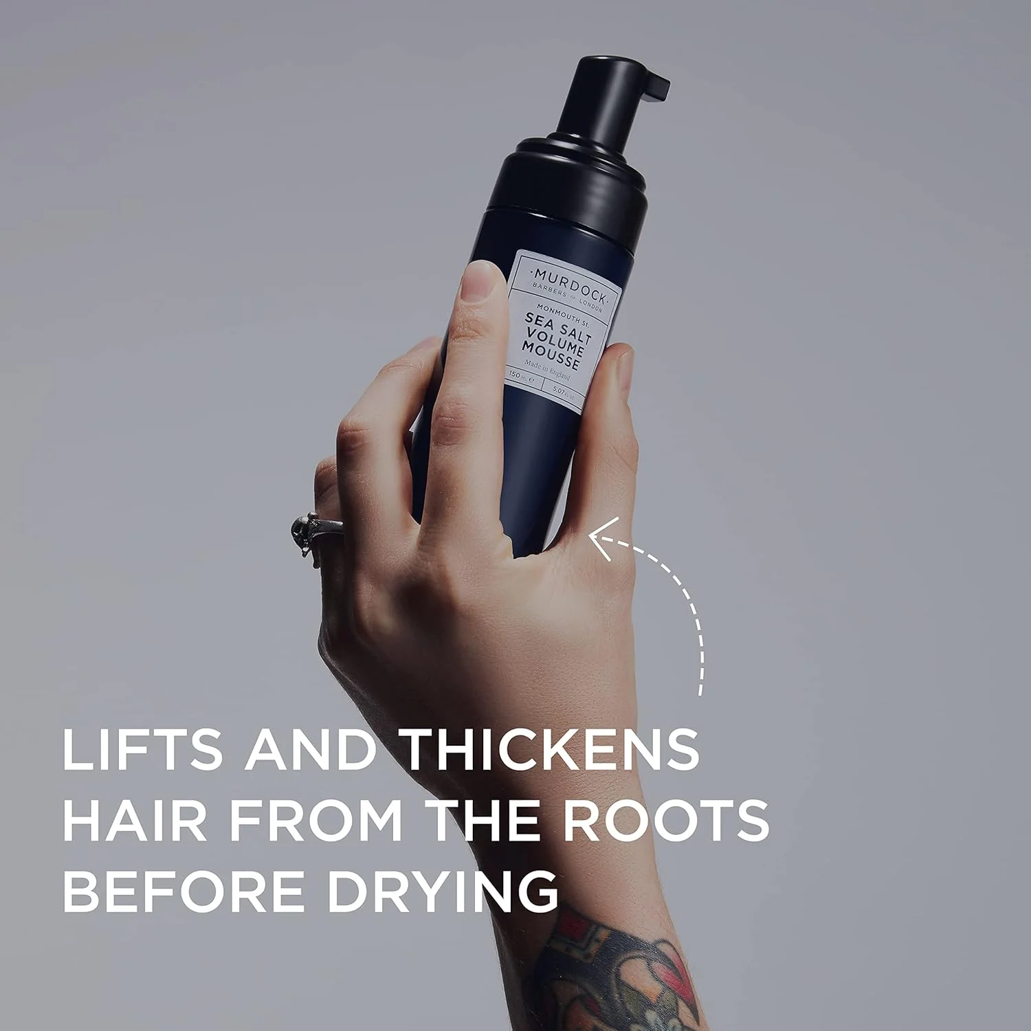 موس حجم دهنده نمک دریایی مردوک لندن | مات کننده و ضخیم کننده، حجم و حالت دهنده مو | وگان | ساخت انگلستان | 150 میلی لیتر موس حجم دهنده نمک دریایی مردوک لندن | مات کننده و ضخیم کننده، حجم و حالت دهنده مو | وگان | ساخت انگلستان | 150 میلی لیتر