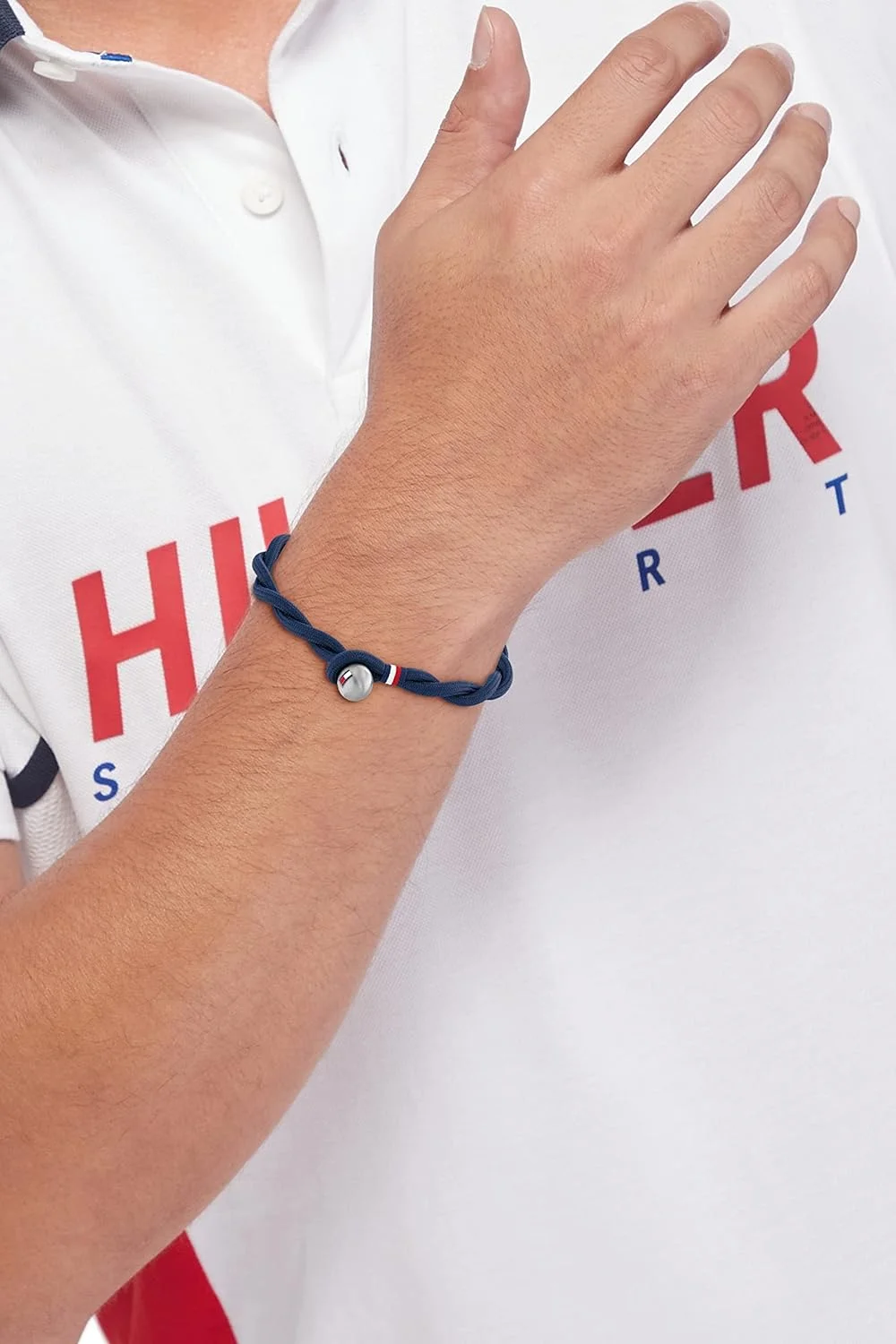 دستبند مردانه تامی هیلفیگر 2790447 استیل ضد زنگ و طناب آبی رنگ: آبی، استاندارد، استیل ضد زنگ و طناب آبی، بدون سنگ قیمتی دستبند مردانه تامی هیلفیگر 2790447 استیل ضد زنگ و طناب آبی رنگ: آبی، استاندارد، استیل ضد زنگ و طناب آبی، بدون سنگ قیمتی