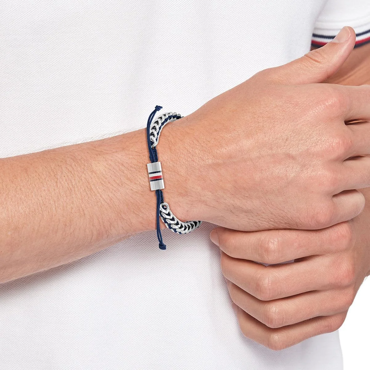 فولاد ضد زنگ و طناب نایلونی سرمه ای