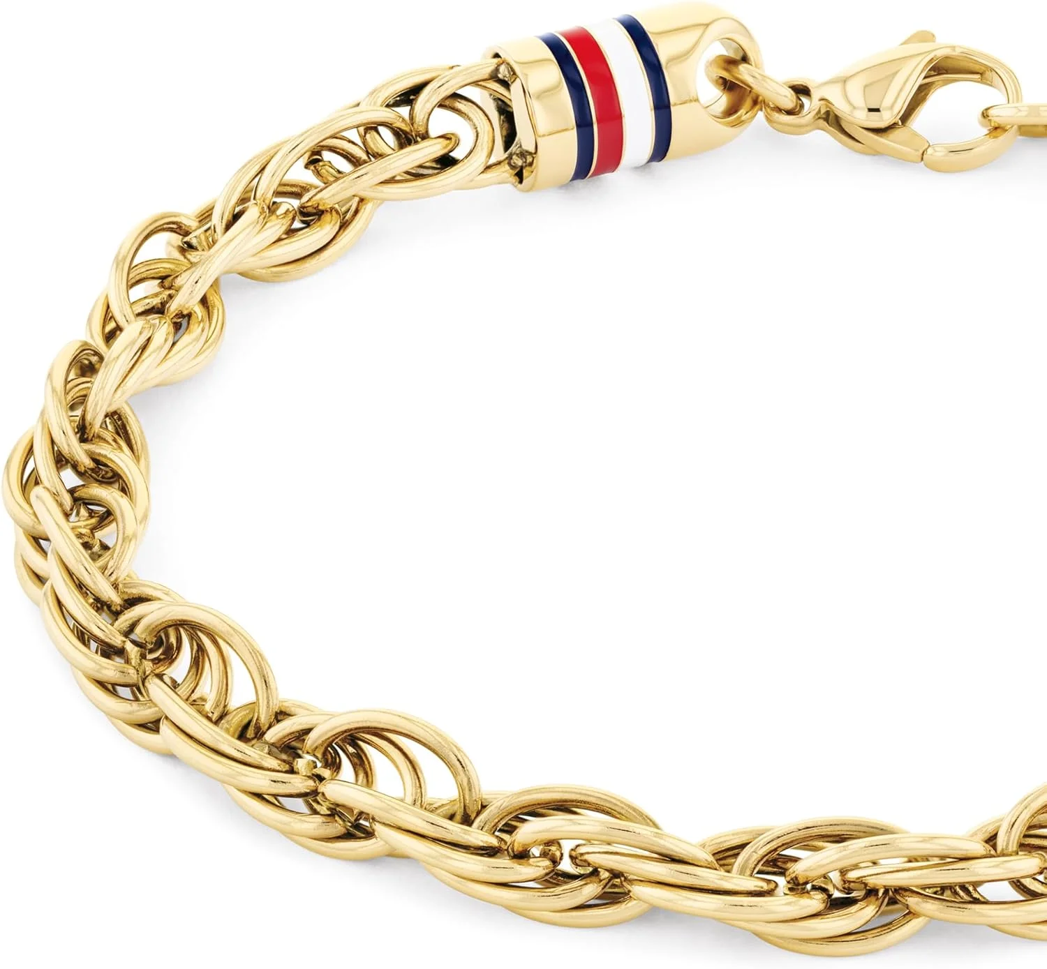 دستبند زنجیری طنابی مردانه تامی هیلفیگر دستبند زنجیری طنابی مردانه تامی هیلفیگر