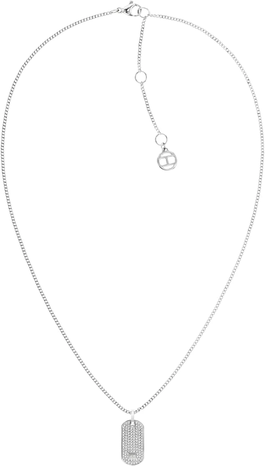 گردنبند آویز استیل زنانه تامی هیلفیگر با کریستال، قفل خرچنگی - قابل تنظیم - مناسب برای استفاده روزمره - سبک کلاسیک - هدیه برای او گردنبند آویز استیل زنانه تامی هیلفیگر با کریستال، قفل خرچنگی - قابل تنظیم - مناسب برای استفاده روزمره - سبک کلاسیک - هدیه برای او