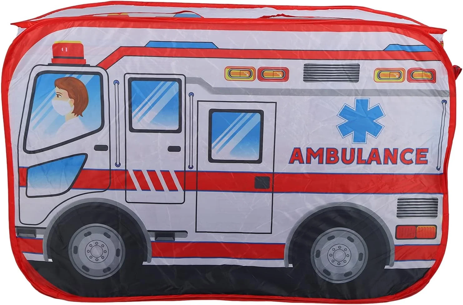 چادر تاشو کودکانه Ccya، چادر بازی آمبولانس، خانه بازی تاشو چند منظوره چادر بازی آمبولانس اسباب بازی دکتر بازی نقش آفرینی بازی برای کودکان نوپا پسران دختران در فضای داخلی و خارجی