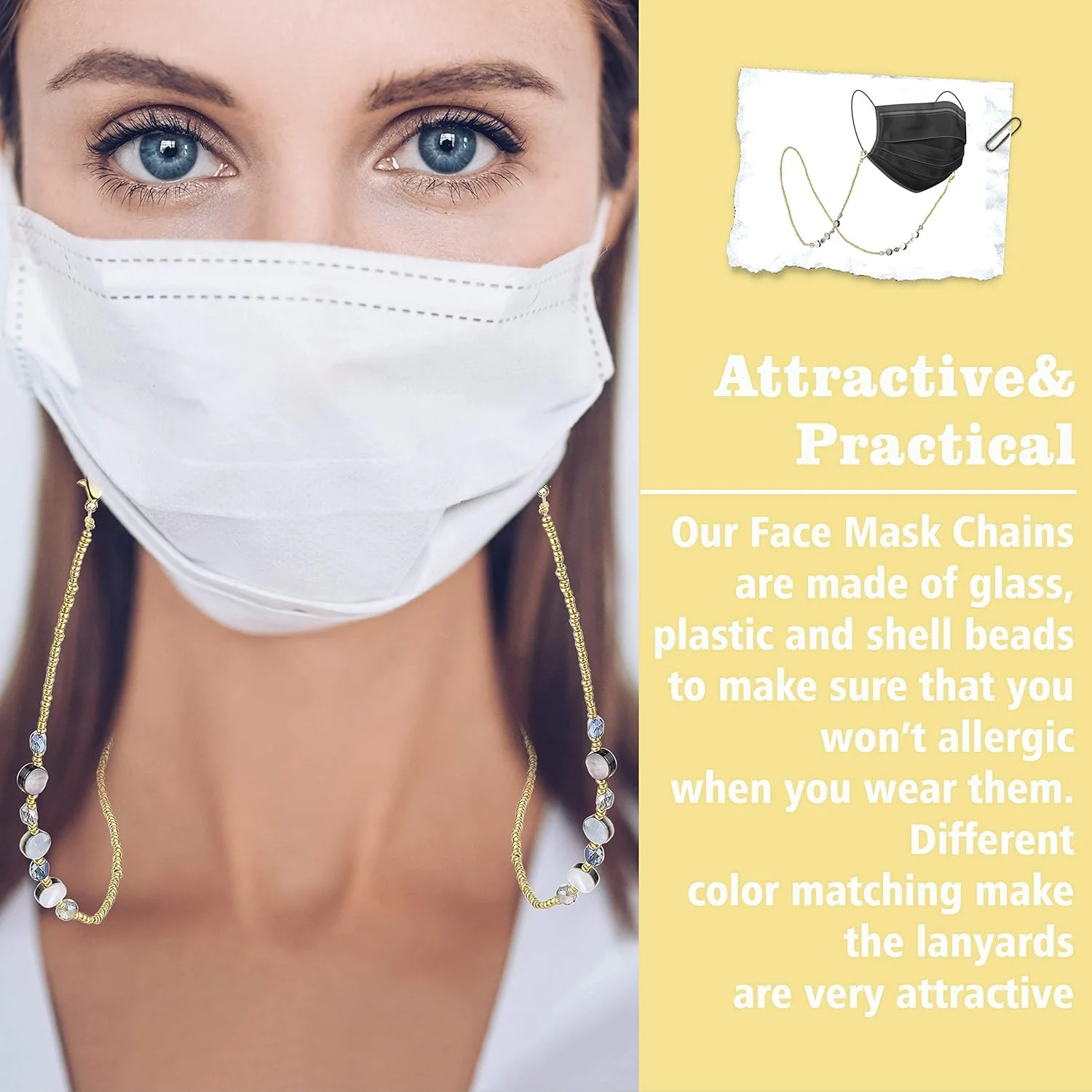 بند عینک مهرهای شیک SYOSI برای زنان، بند گردنبند عینک مد روز، نگهدارنده عینک آفتابی فشن بند عینک مهرهای شیک SYOSI برای زنان، بند گردنبند عینک مد روز، نگهدارنده عینک آفتابی فشن