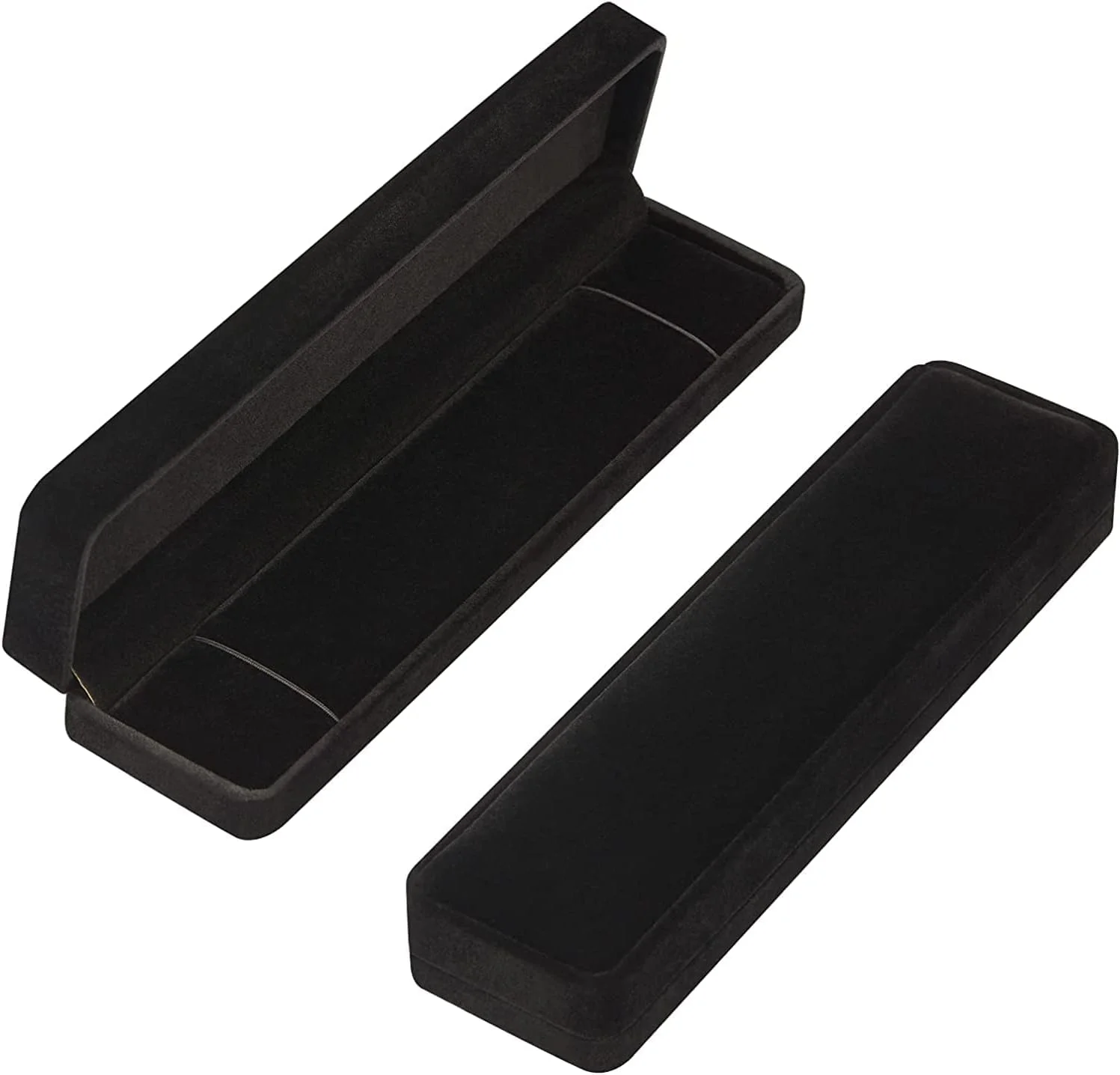 جعبه هدیه گردنبند زنجیره ای جواهرات مخملی بلند SYOSI، جعبه نگهداری دستبند، جعبه نمایش جواهرات برای عروسی، نامزدی، پیشنهاد، تولد و سالگرد، 1 عدد (مشکی) جعبه هدیه گردنبند زنجیره ای جواهرات مخملی بلند SYOSI، جعبه نگهداری دستبند، جعبه نمایش جواهرات برای عروسی، نامزدی، پیشنهاد، تولد و سالگرد، 1 عدد (مشکی)