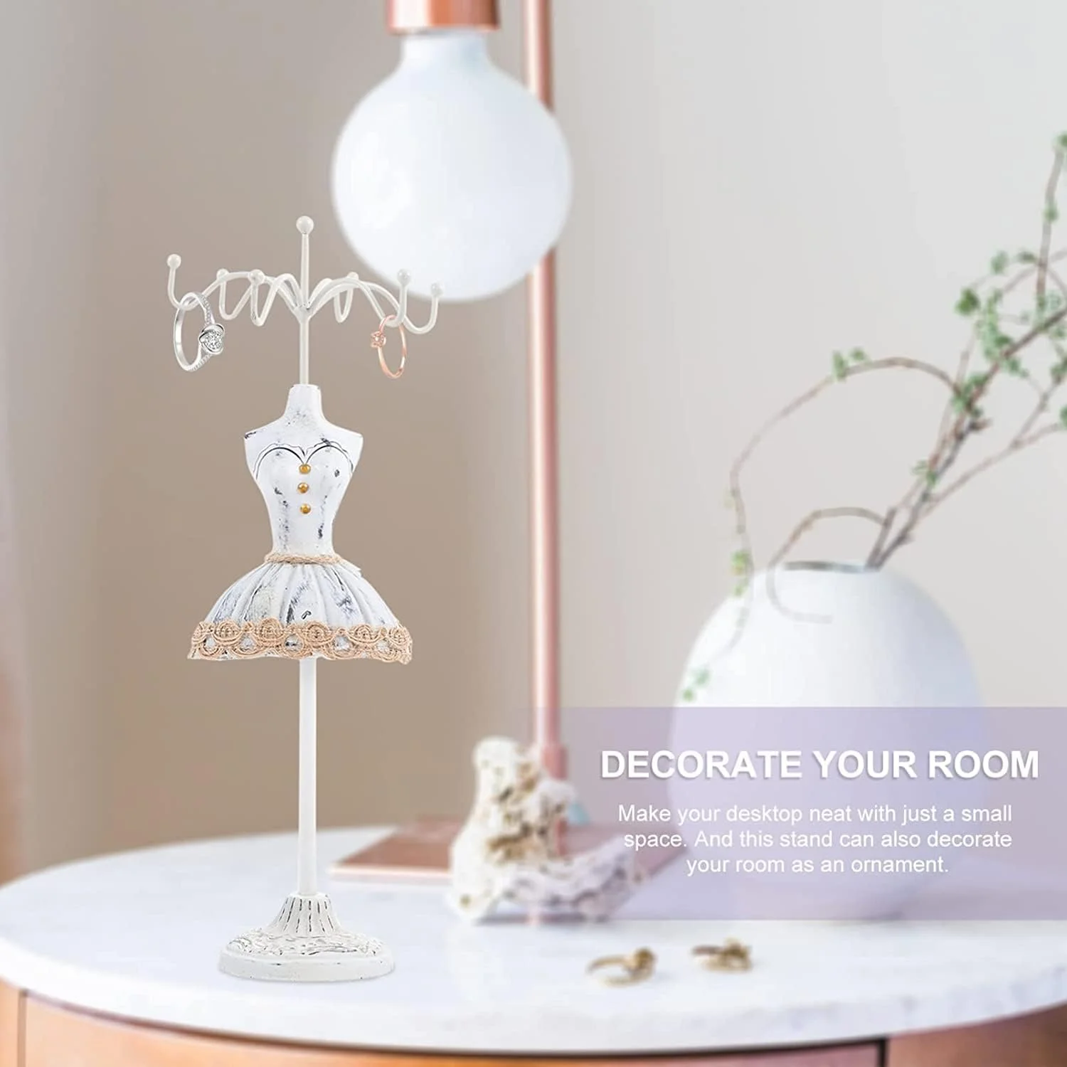 استند نمایش جواهرات SYOSI، استند سازمان دهنده جواهرات، نگهدارنده نمایشگر جواهرات، گردنبند برای برج های جواهرات، دکور برج برای دختران و زنان استند نمایش جواهرات SYOSI، استند سازمان دهنده جواهرات، نگهدارنده نمایشگر جواهرات، گردنبند برای برج های جواهرات، دکور برج برای دختران و زنان