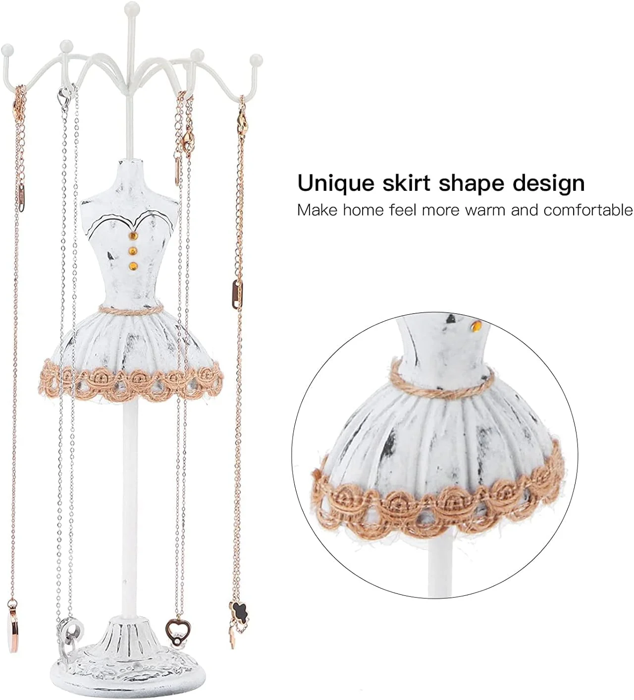 استند نمایش جواهرات SYOSI، استند سازمان دهنده جواهرات، نگهدارنده نمایشگر جواهرات، گردنبند برای برج های جواهرات، دکور برج برای دختران و زنان استند نمایش جواهرات SYOSI، استند سازمان دهنده جواهرات، نگهدارنده نمایشگر جواهرات، گردنبند برای برج های جواهرات، دکور برج برای دختران و زنان