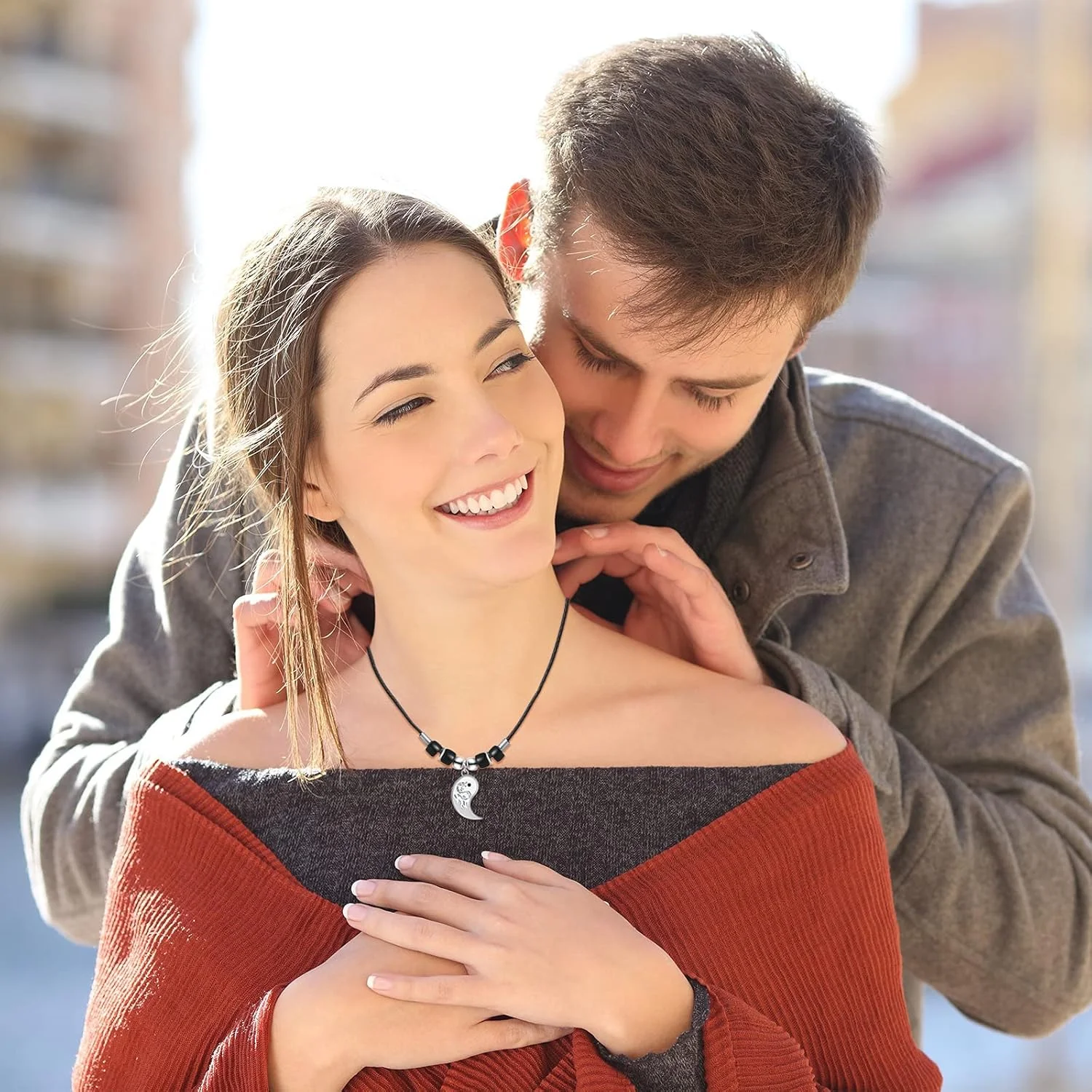 ست گردنبند و دستبند یین یانگ استیل ضد زنگ، 2 عدد دستبند طنابی قابل تنظیم اژدها یین یانگ، 2 عدد زنجیر گردنبند آویز اژدها یین یانگ برای دوستی پسر/دختر ست گردنبند و دستبند یین یانگ استیل ضد زنگ، 2 عدد دستبند طنابی قابل تنظیم اژدها یین یانگ، 2 عدد زنجیر گردنبند آویز اژدها یین یانگ برای دوستی پسر/دختر