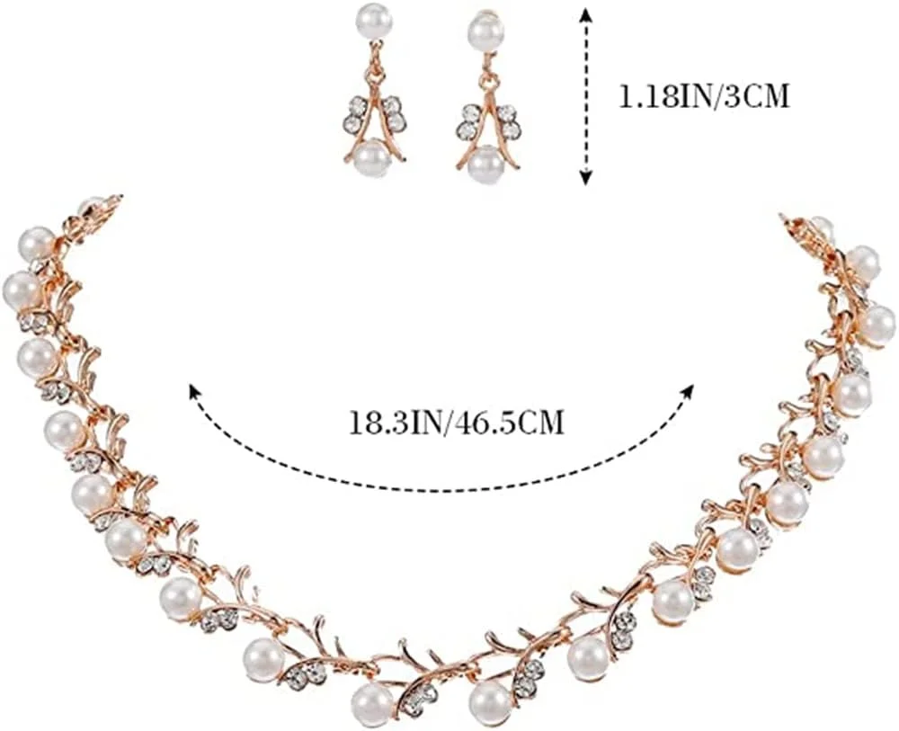 ست جواهرات عروس مرواریدی SYOSI، ست های گردنبند، دستبند و گوشواره عروس کریستالی، ست جواهرات لباس مجلسی با گردنبند چوکر نگین دار، برای زنان و دختران ست جواهرات عروس مرواریدی SYOSI، ست های گردنبند، دستبند و گوشواره عروس کریستالی، ست جواهرات لباس مجلسی با گردنبند چوکر نگین دار، برای زنان و دختران