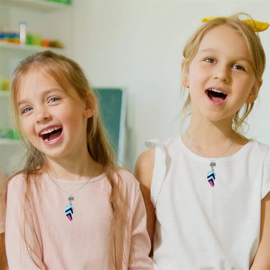 گردنبند بهترین دوست SYOSI، گردنبند دوستی، گردنبند BFF طرح قلب ولنتاین، ست گردنبند خواهر، هدیه تولد ولنتاین برای دوست گردنبند بهترین دوست SYOSI، گردنبند دوستی، گردنبند BFF طرح قلب ولنتاین، ست گردنبند خواهر، هدیه تولد ولنتاین برای دوست