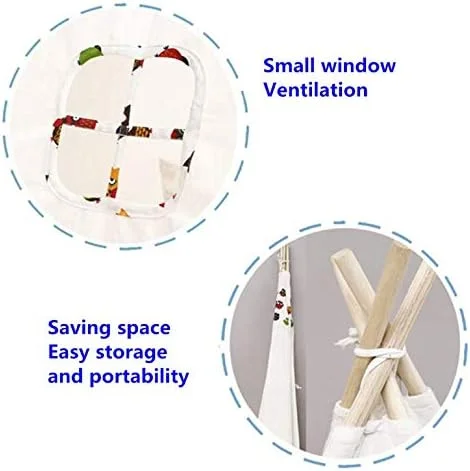 چادر تیپی بوم بزرگ، چادر بازی تیپی کودکان، خانه بازی سرخپوستی، چادر تیپی کودکان، دکور اتاق چادر تی پی پسرانه دخترانه هدیه تولد کریسمس بدون زیرانداز (سفید - میله 1.6 متری) چادر تیپی بوم بزرگ، چادر بازی تیپی کودکان، خانه بازی سرخپوستی، چادر تیپی کودکان، دکور اتاق چادر تی پی پسرانه دخترانه هدیه تولد کریسمس بدون زیرانداز (سفید - میله 1.6 متری)