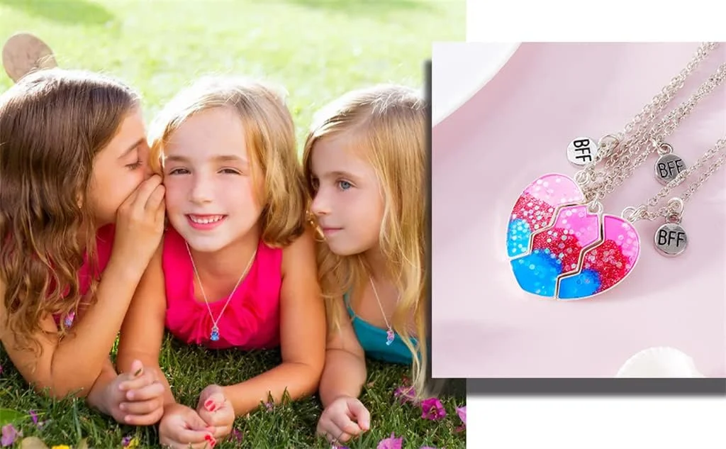 گردنبند BFF قلب SYOSI، گردنبند دوستی بهترین دوستان برای همیشه آویز دم پری دریایی، هدایای دوستی برای دختران و زنان، مدل C گردنبند BFF قلب SYOSI، گردنبند دوستی بهترین دوستان برای همیشه آویز دم پری دریایی، هدایای دوستی برای دختران و زنان، مدل C