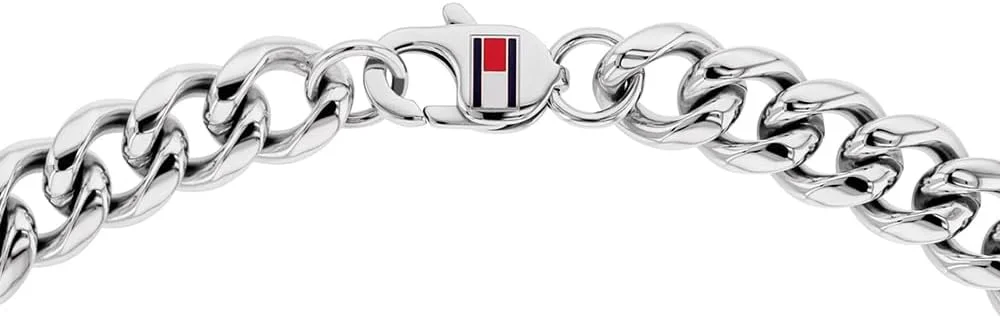 گردنبند زنجیری مردانه تامی هیلفیگر از جنس استیل ضد زنگ - 2790604 گردنبند زنجیری مردانه تامی هیلفیگر از جنس استیل ضد زنگ - 2790604