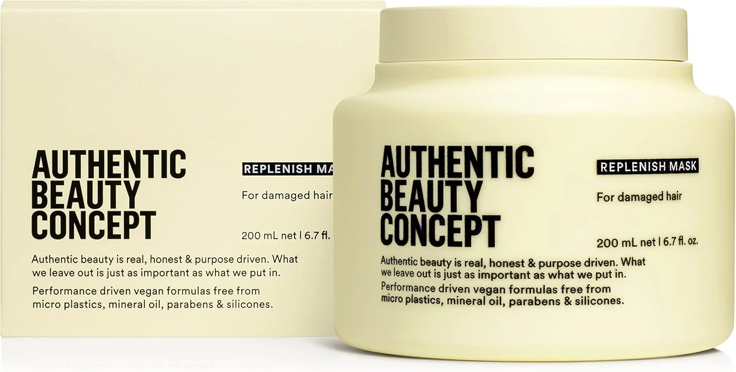 ماسک ترمیم کننده مو Authentic Beauty Concept | ماسک ترمیم کننده مو برای موهای آسیب دیده | درمان قوی برای موهای رنگ شده | تقویت کننده فیبر مو | وگان و بدون تست حیوانی | بدون سیلیکون | 200 میلی لیتر ماسک ترمیم کننده مو Authentic Beauty Concept | ماسک ترمیم کننده مو برای موهای آسیب دیده | درمان قوی برای موهای رنگ شده | تقویت کننده فیبر مو | وگان و بدون تست حیوانی | بدون سیلیکون | 200 میلی لیتر