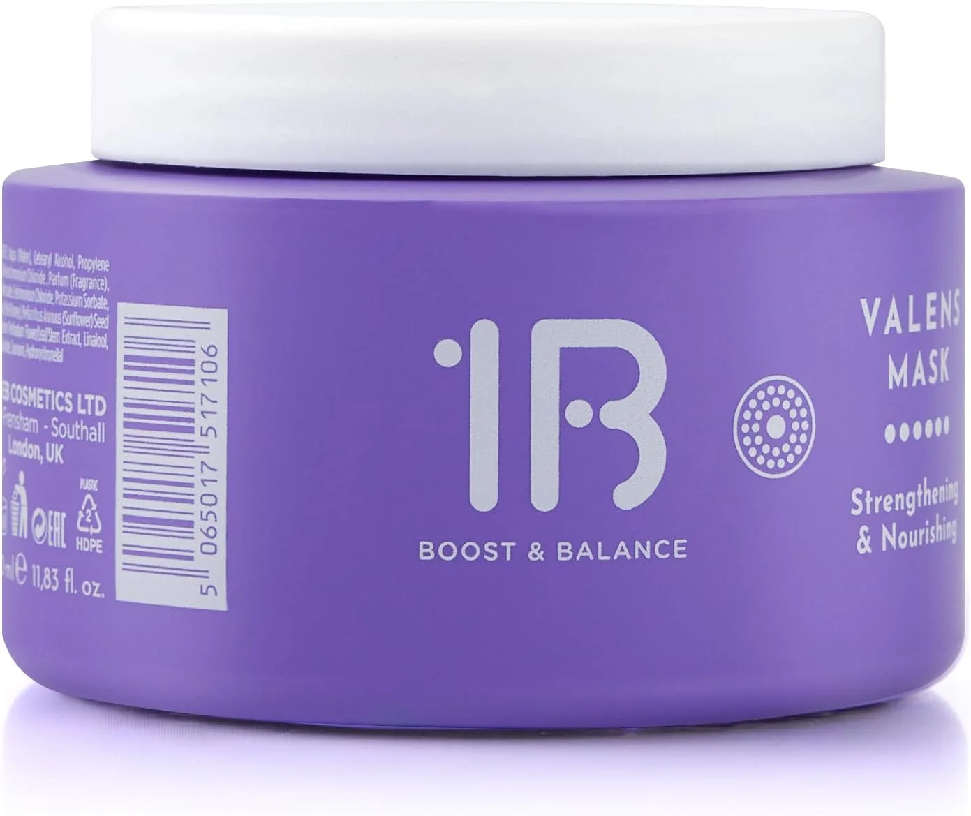 ماسک مو 1B Valens برای تقویت و تغذیه مو - 350 میلی لیتر | درمان ترمیم کننده عمیق با گل هایپریکوم و عسل | بازگرداندن درخشش، ترمیم آسیب، نرم کننده و آبرسان مو