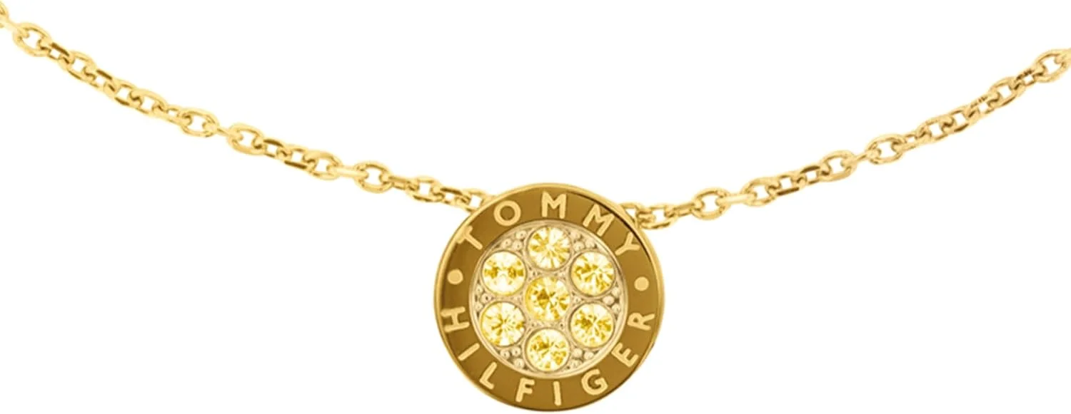 گوشواره های میخی استیل ضد زنگ زنانه تامی هیلفیگر مزین به کریستال