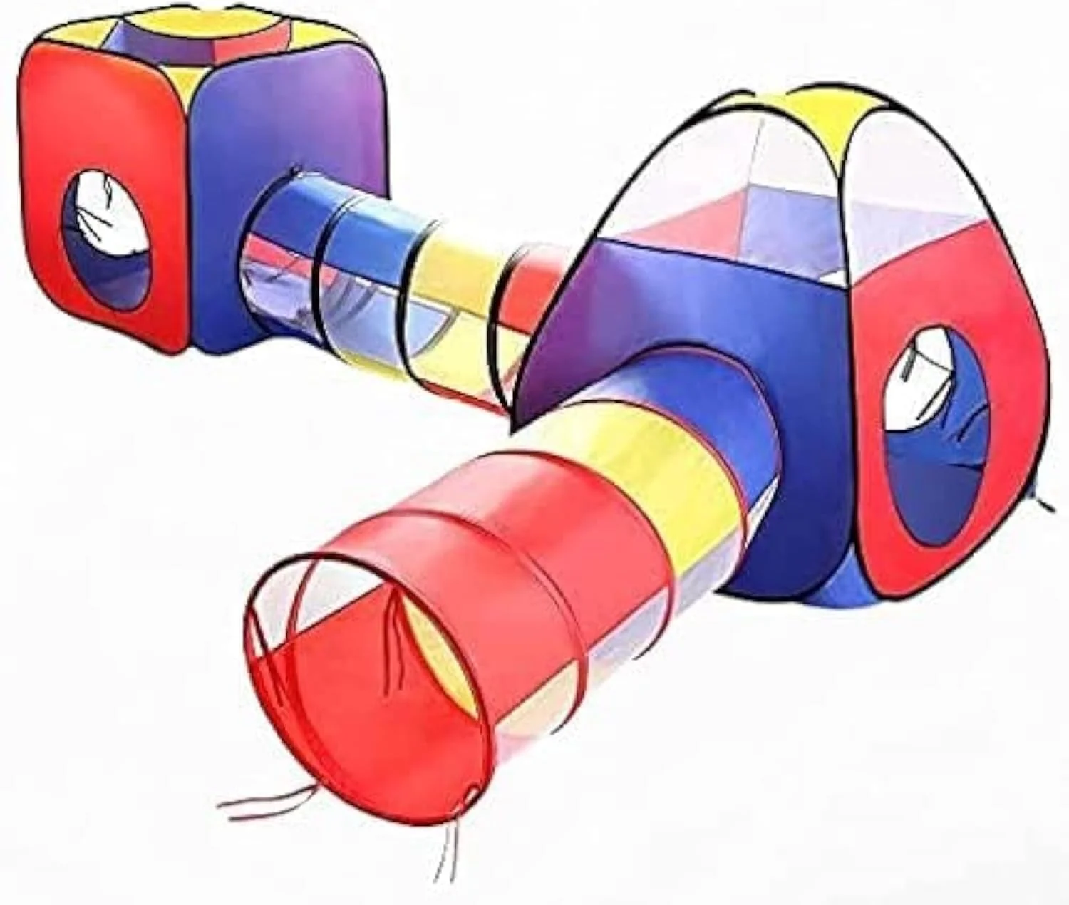 چادر بازی تونلی 4 در 1 قابل حمل کوردوبا برای کودکان، نوزادان، پسران، دختران و کودکان نوپا، مناسب بازی در فضای داخلی و خارجی چادر بازی تونلی 4 در 1 قابل حمل کوردوبا برای کودکان، نوزادان، پسران، دختران و کودکان نوپا، مناسب بازی در فضای داخلی و خارجی