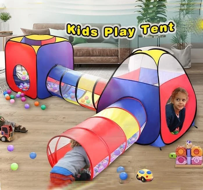 چادر بازی تونلی 4 در 1 قابل حمل کوردوبا برای کودکان، نوزادان، پسران، دختران و کودکان نوپا، مناسب بازی در فضای داخلی و خارجی چادر بازی تونلی 4 در 1 قابل حمل کوردوبا برای کودکان، نوزادان، پسران، دختران و کودکان نوپا، مناسب بازی در فضای داخلی و خارجی