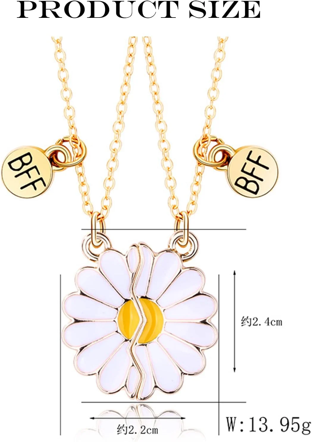 گردنبند BFF، گردنبند گل مینا، گردنبند ساده گل برای کودکان، 2 گردنبند BFF، گردنبند بهترین دوستان برای همیشه، هدیه روز ولنتاین گردنبند BFF، گردنبند گل مینا، گردنبند ساده گل برای کودکان، 2 گردنبند BFF، گردنبند بهترین دوستان برای همیشه، هدیه روز ولنتاین