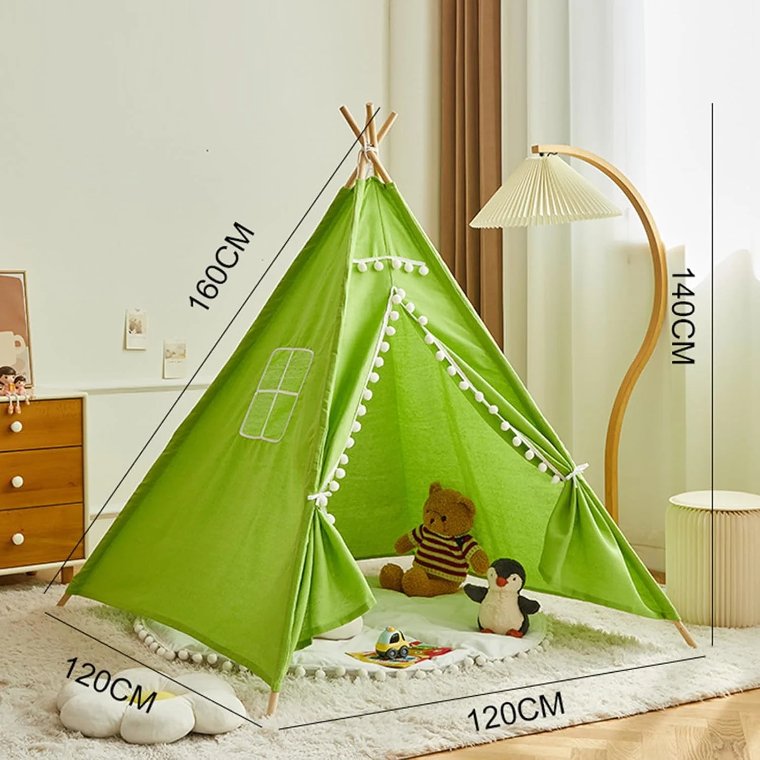 چادر بازی کودکانه Enliansgo، چادر کودکانه پنبه ای، چادر بازی مهمانی شبانه، چادر تیپی کودکانه، خانه های بازی چادر مطالعه برای کودکان داخل و خارج از منزل، چادر تیپی برای دختران پسر، کلبه بازی (سبز) چادر بازی کودکانه Enliansgo، چادر کودکانه پنبه ای، چادر بازی مهمانی شبانه، چادر تیپی کودکانه، خانه های بازی چادر مطالعه برای کودکان داخل و خارج از منزل، چادر تیپی برای دختران پسر، کلبه بازی (سبز)