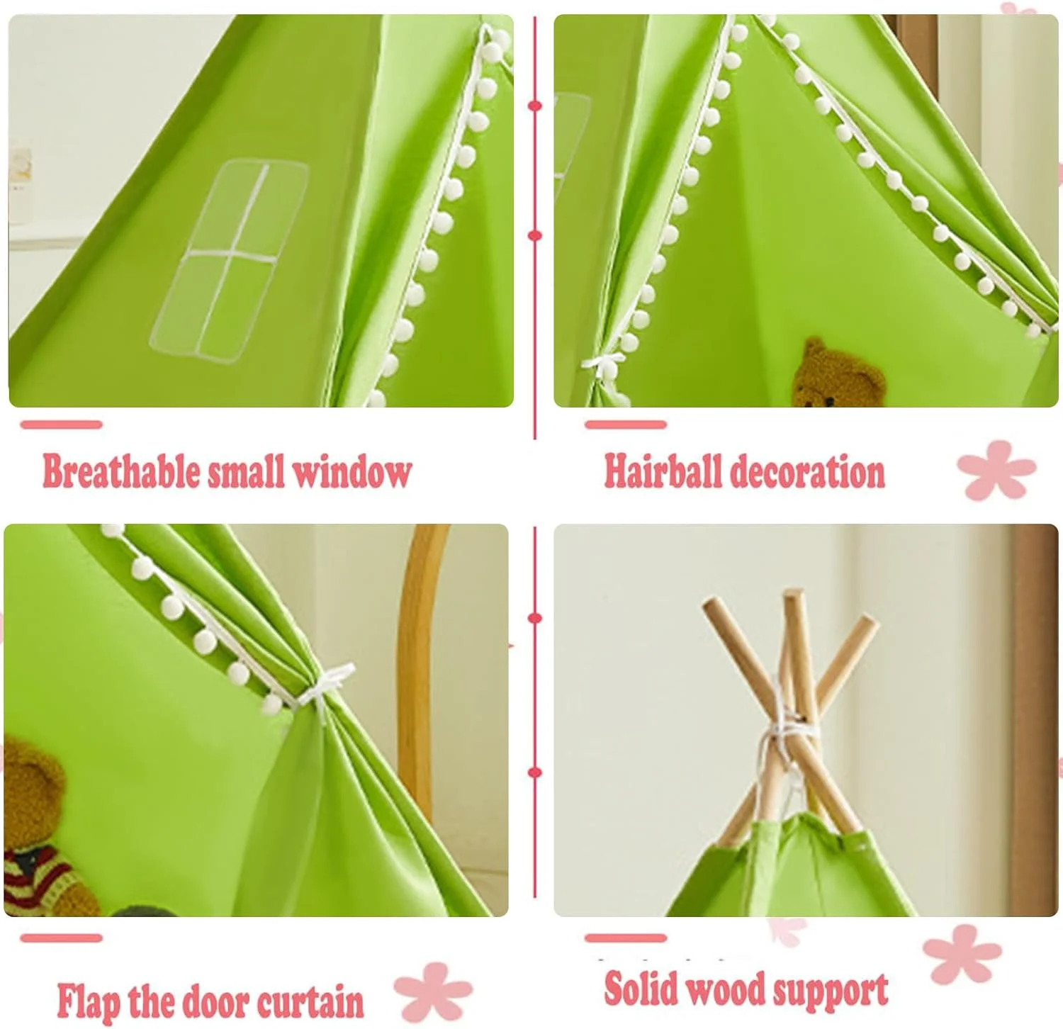 چادر بازی کودکانه Enliansgo، چادر کودکانه پنبه ای، چادر بازی مهمانی شبانه، چادر تیپی کودکانه، خانه های بازی چادر مطالعه برای کودکان داخل و خارج از منزل، چادر تیپی برای دختران پسر، کلبه بازی (سبز) چادر بازی کودکانه Enliansgo، چادر کودکانه پنبه ای، چادر بازی مهمانی شبانه، چادر تیپی کودکانه، خانه های بازی چادر مطالعه برای کودکان داخل و خارج از منزل، چادر تیپی برای دختران پسر، کلبه بازی (سبز)