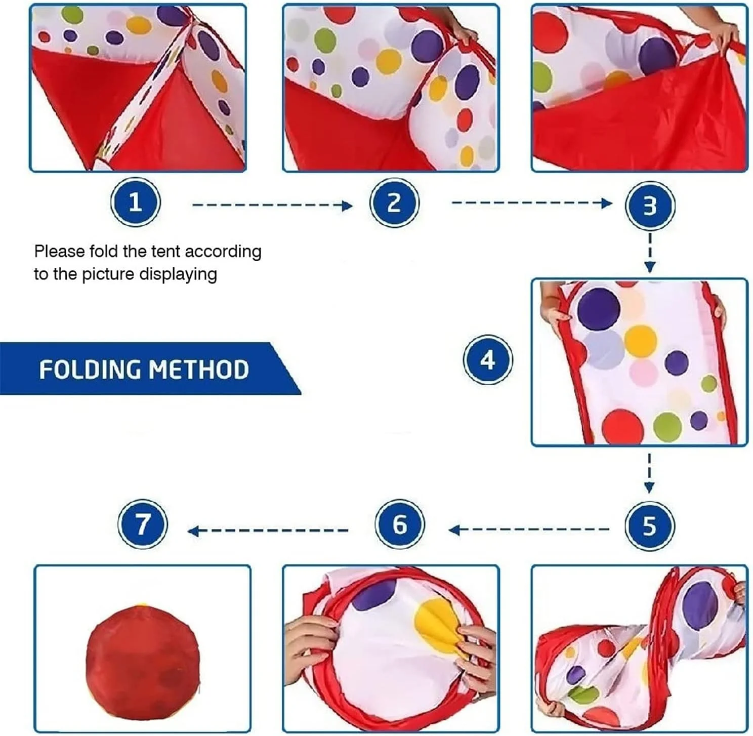 استخر توپ تاشو کودکانه eWINNER با حلقه بسکتبال کوچک برای کودکان نوپا/حیوانات خانگی (1.2 متر) استخر توپ تاشو کودکانه eWINNER با حلقه بسکتبال کوچک برای کودکان نوپا/حیوانات خانگی (1.2 متر)
