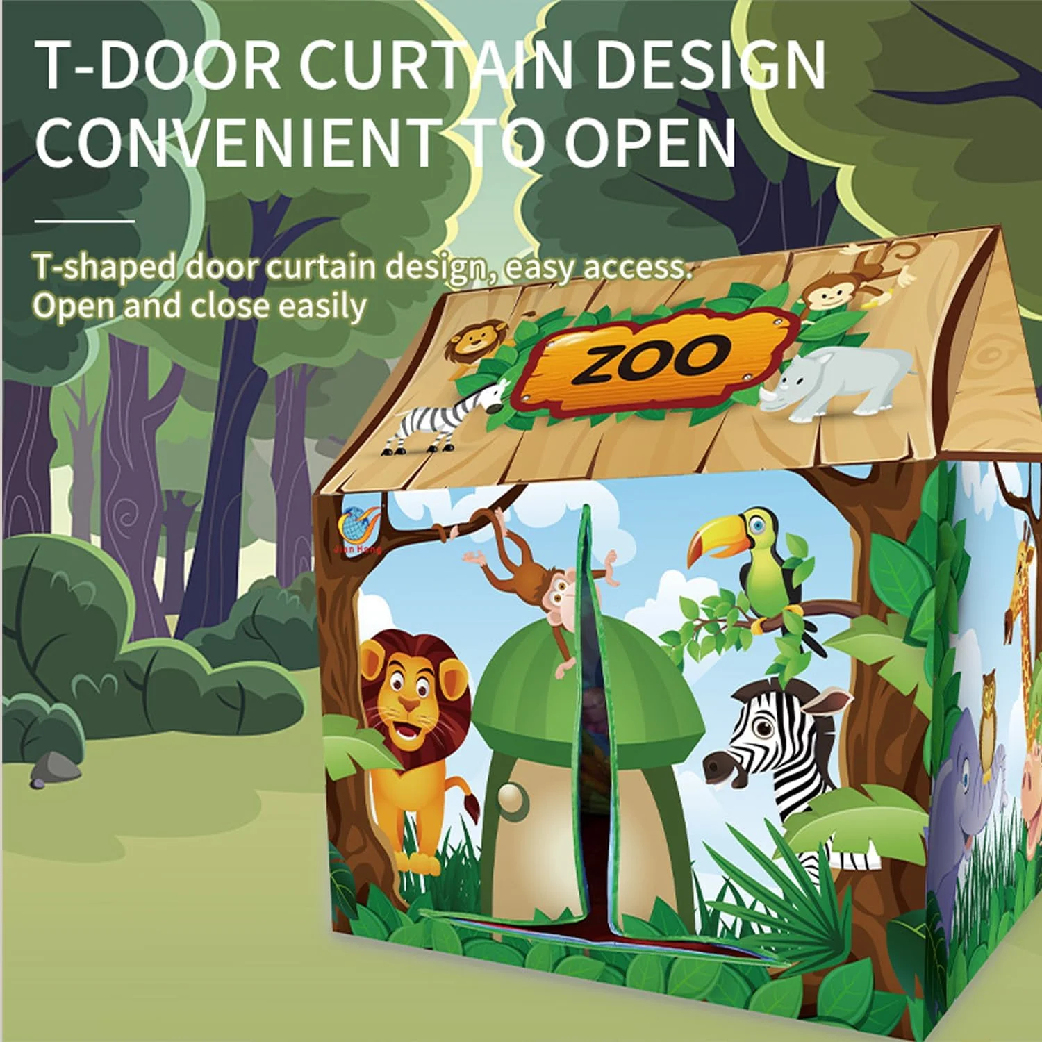 چادر بازی کودکان GGEROU، چادر بازی برای پسران و دختران - چادر بازی قابل حمل برای اسباب بازی های مدرسه کودکان برای بازی های داخلی و خارجی خانه بازی کودکان (خانه جنگلی) چادر بازی کودکان GGEROU، چادر بازی برای پسران و دختران - چادر بازی قابل حمل برای اسباب بازی های مدرسه کودکان برای بازی های داخلی و خارجی خانه بازی کودکان (خانه جنگلی)