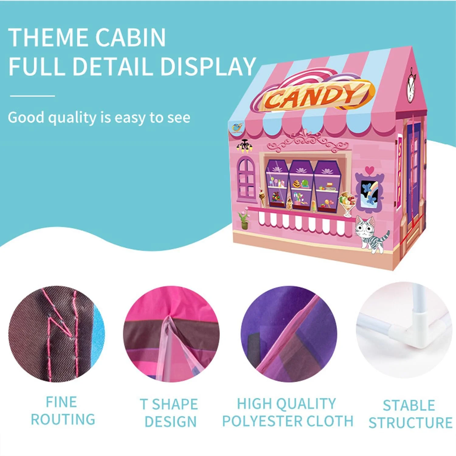 چادر بازی کودکان GGEROU، چادر بازی برای پسران و دختران - چادر بازی قابل حمل برای اسباب بازی های مدرسه کودکان برای بازی های داخلی و خارجی خانه بازی کودکان (خانه جنگلی) چادر بازی کودکان GGEROU، چادر بازی برای پسران و دختران - چادر بازی قابل حمل برای اسباب بازی های مدرسه کودکان برای بازی های داخلی و خارجی خانه بازی کودکان (خانه جنگلی)