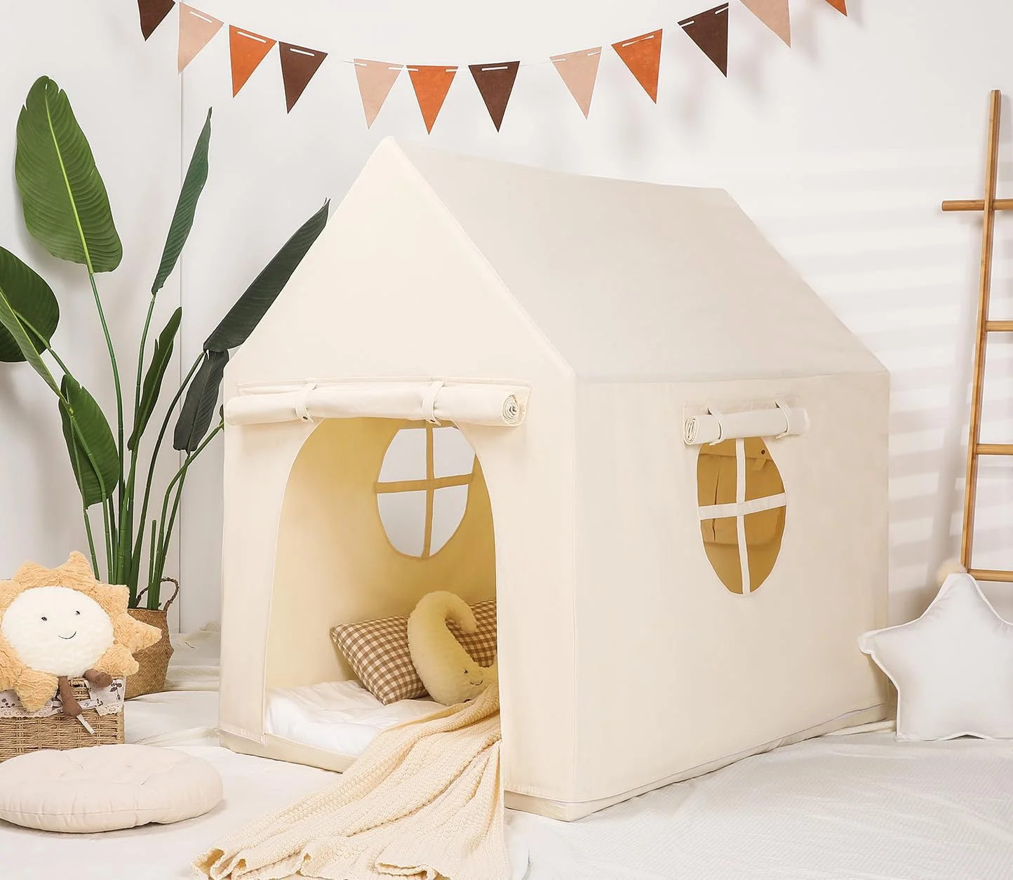 چادر بازی کودکانه بوم نقاشی HIZIM، خانه بازی سرپوشیده برای کودکان نوپا، چادرهای تیپی خانه بازی داخل اتاق بازی برای دختران و پسران، چادر بازی کودکان نوپا برای داخل و خارج از منزل چادر بازی کودکانه بوم نقاشی HIZIM، خانه بازی سرپوشیده برای کودکان نوپا، چادرهای تیپی خانه بازی داخل اتاق بازی برای دختران و پسران، چادر بازی کودکان نوپا برای داخل و خارج از منزل