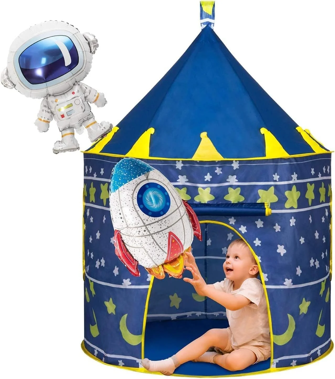 چادر بازی قلعه پرنسس کودکان X IANGYU، تاشو، قابل حمل، مناسب بازی های داخل خانه و کمپینگ در فضای باز - آبی چادر بازی قلعه پرنسس کودکان X IANGYU، تاشو، قابل حمل، مناسب بازی های داخل خانه و کمپینگ در فضای باز - آبی