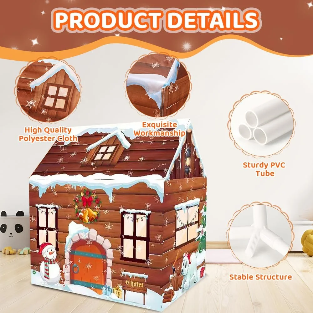 خانه بازی HomeChi برای کودکان، چادر بازی کودکان، اسباب بازی برای پسران و دختران، چادر کلوپ کودکان با در و پنجره های جمع شونده خانه بازی HomeChi برای کودکان، چادر بازی کودکان، اسباب بازی برای پسران و دختران، چادر کلوپ کودکان با در و پنجره های جمع شونده