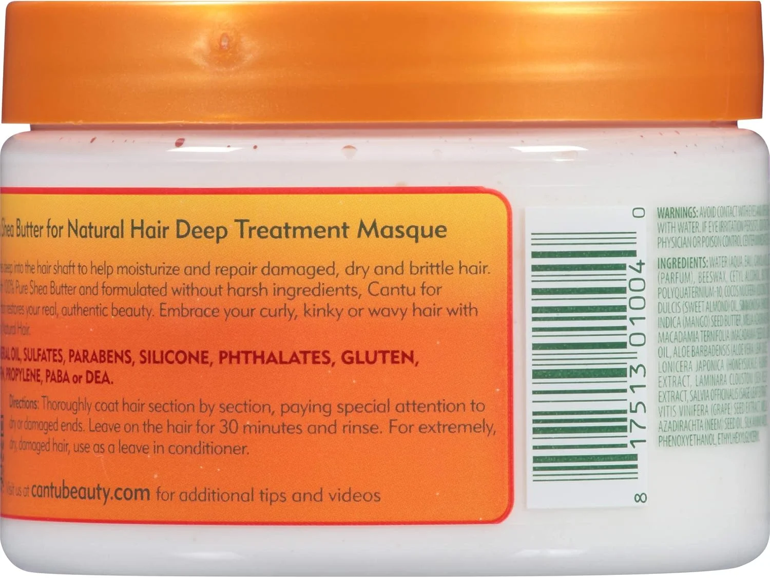 ماسک موی عمیق حاوی شی باتر طبیعی Cantu، ۳۴۰ گرم ماسک موی عمیق حاوی شی باتر طبیعی Cantu، ۳۴۰ گرم