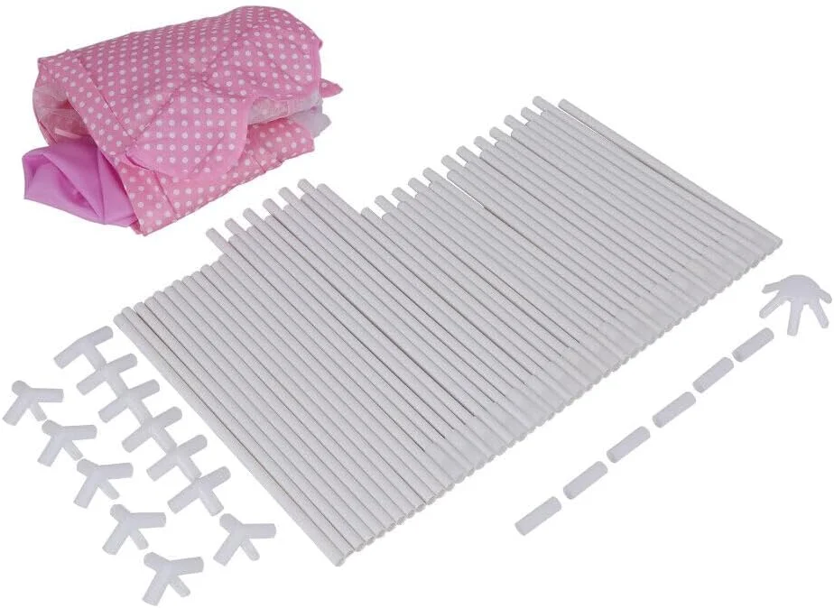 چادر بازی قلعه پرنسس GO2CAMPS مناسب دختران، اسباب بازی داخل و خارج از خانه - 140x135x140 سانتی متر | چادر بازی شش ضلعی قلعه پرنسس | چادر بازی کودک، هدیه تولد برای دختران چادر بازی قلعه پرنسس GO2CAMPS مناسب دختران، اسباب بازی داخل و خارج از خانه - 140x135x140 سانتی متر | چادر بازی شش ضلعی قلعه پرنسس | چادر بازی کودک، هدیه تولد برای دختران