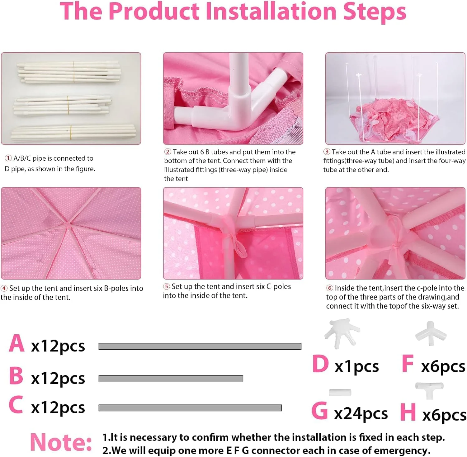 چادر بازی قلعه پرنسس GO2CAMPS مناسب دختران، اسباب بازی داخل و خارج از خانه - 140x135x140 سانتی متر | چادر بازی شش ضلعی قلعه پرنسس | چادر بازی کودک، هدیه تولد برای دختران چادر بازی قلعه پرنسس GO2CAMPS مناسب دختران، اسباب بازی داخل و خارج از خانه - 140x135x140 سانتی متر | چادر بازی شش ضلعی قلعه پرنسس | چادر بازی کودک، هدیه تولد برای دختران