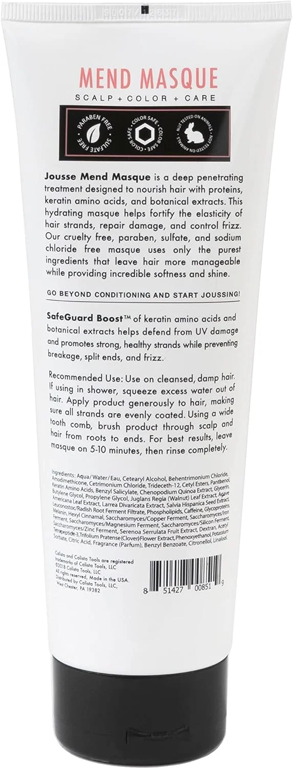 ماسک ترمیم کننده مو کالیستا ژوس، کیفیت سالنی، ماسک مو با آبرسانی عمیق، درمان ترمیم کننده، بدون سولفات، بدون تست حیوانی، مناسب برای انواع مو، 226 گرم ماسک ترمیم کننده مو کالیستا ژوس، کیفیت سالنی، ماسک مو با آبرسانی عمیق، درمان ترمیم کننده، بدون سولفات، بدون تست حیوانی، مناسب برای انواع مو، 226 گرم