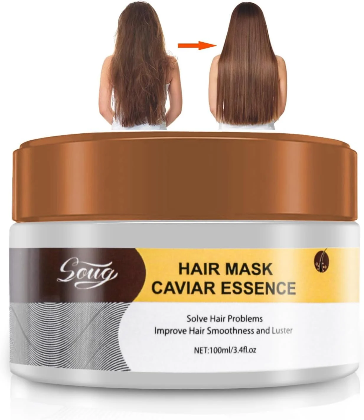 ماسک مو کلاژن، ماسک مو آبرسان، کلاژن روغن آرگان، ماسک کراتین نرم کننده عمیق، برای موهای خشک، موهای آسیب دیده، موهای مجعد یا صاف نازک (100 میلی لیتر) ماسک مو کلاژن، ماسک مو آبرسان، کلاژن روغن آرگان، ماسک کراتین نرم کننده عمیق، برای موهای خشک، موهای آسیب دیده، موهای مجعد یا صاف نازک (100 میلی لیتر)