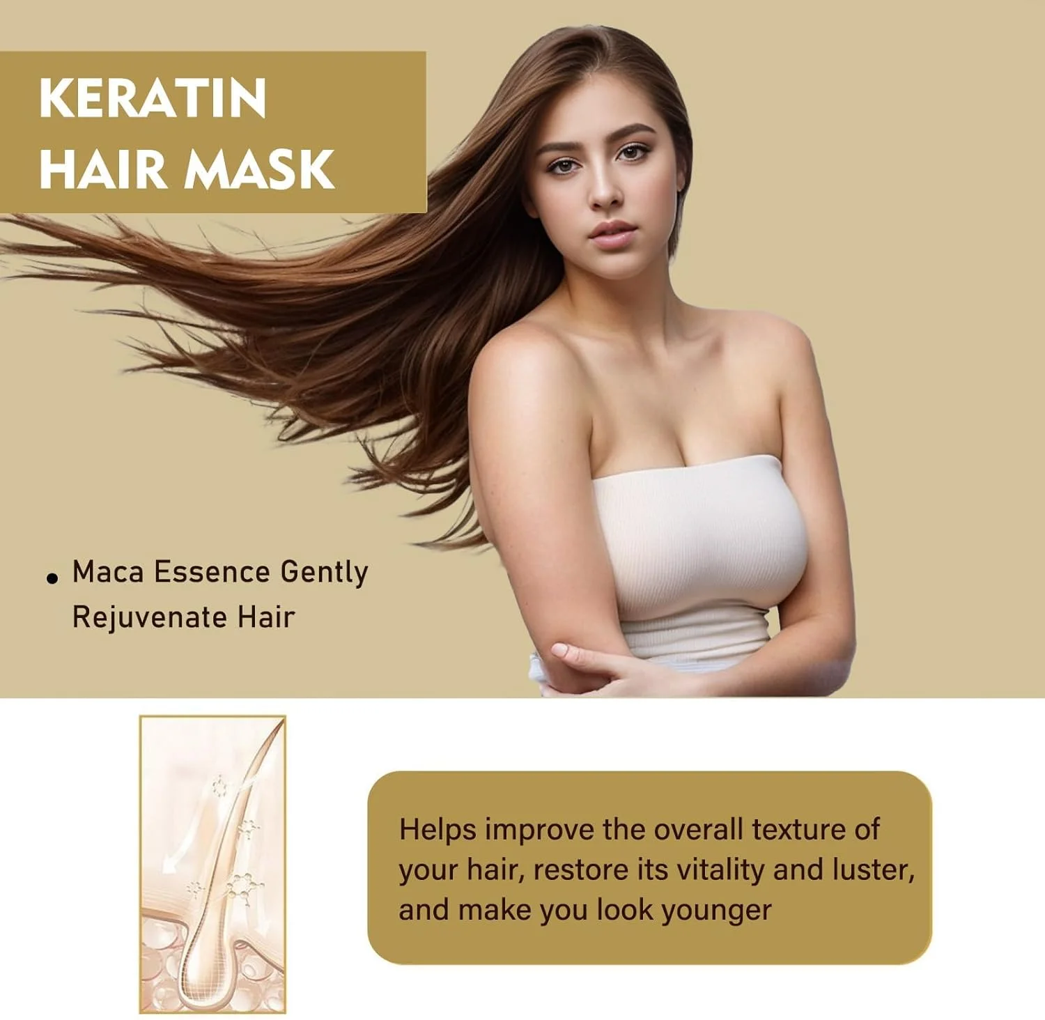 ماسک مو کلاژن، ماسک مو آبرسان، کلاژن روغن آرگان، ماسک کراتین نرم کننده عمیق، برای موهای خشک، موهای آسیب دیده، موهای مجعد یا صاف نازک (100 میلی لیتر) ماسک مو کلاژن، ماسک مو آبرسان، کلاژن روغن آرگان، ماسک کراتین نرم کننده عمیق، برای موهای خشک، موهای آسیب دیده، موهای مجعد یا صاف نازک (100 میلی لیتر)