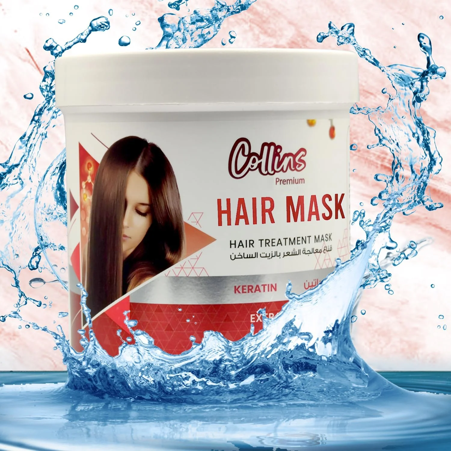 ماسک مو کراتینه پریمیوم کالینز، پروتئین اضافی، درمان طبیعی مو - بسته 1000 میلی لیتری ماسک مو کراتینه پریمیوم کالینز، پروتئین اضافی، درمان طبیعی مو - بسته 1000 میلی لیتری