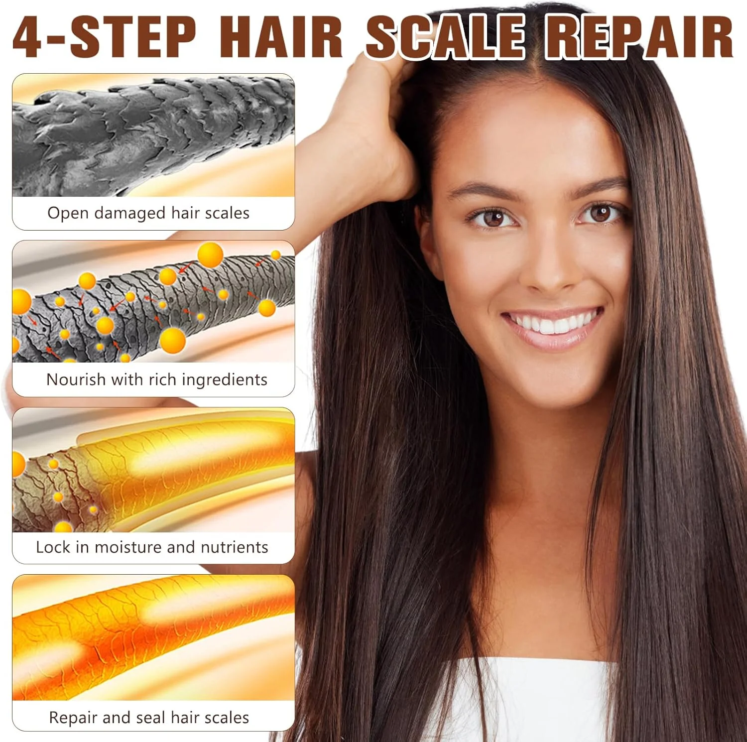 ماسک مو ترمیم کننده و نرم کننده عمیق کلاژن - مراقبت از موی کلاژن مغذی، مرطوب کننده و آبرسان عمیق برای موهای خشک/آسیب دیده/رنگ شده - نرم کننده موی مغذی طبیعی ماسک مو ترمیم کننده و نرم کننده عمیق کلاژن - مراقبت از موی کلاژن مغذی، مرطوب کننده و آبرسان عمیق برای موهای خشک/آسیب دیده/رنگ شده - نرم کننده موی مغذی طبیعی