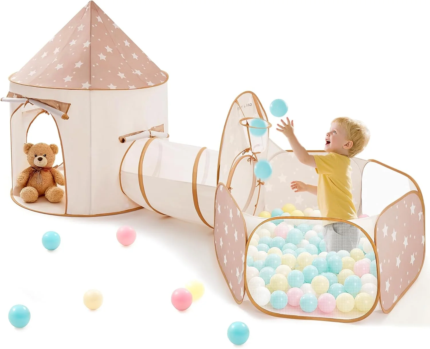 چادر بازی کودک تینی لند به همراه تونل، چادر بازی پاپ آپ با استخر توپ برای کودکان نوپا، چادر کودک به همراه کیف حمل، چادرهای کودک نوپا مناسب فضای داخلی چادر بازی کودک تینی لند به همراه تونل، چادر بازی پاپ آپ با استخر توپ برای کودکان نوپا، چادر کودک به همراه کیف حمل، چادرهای کودک نوپا مناسب فضای داخلی